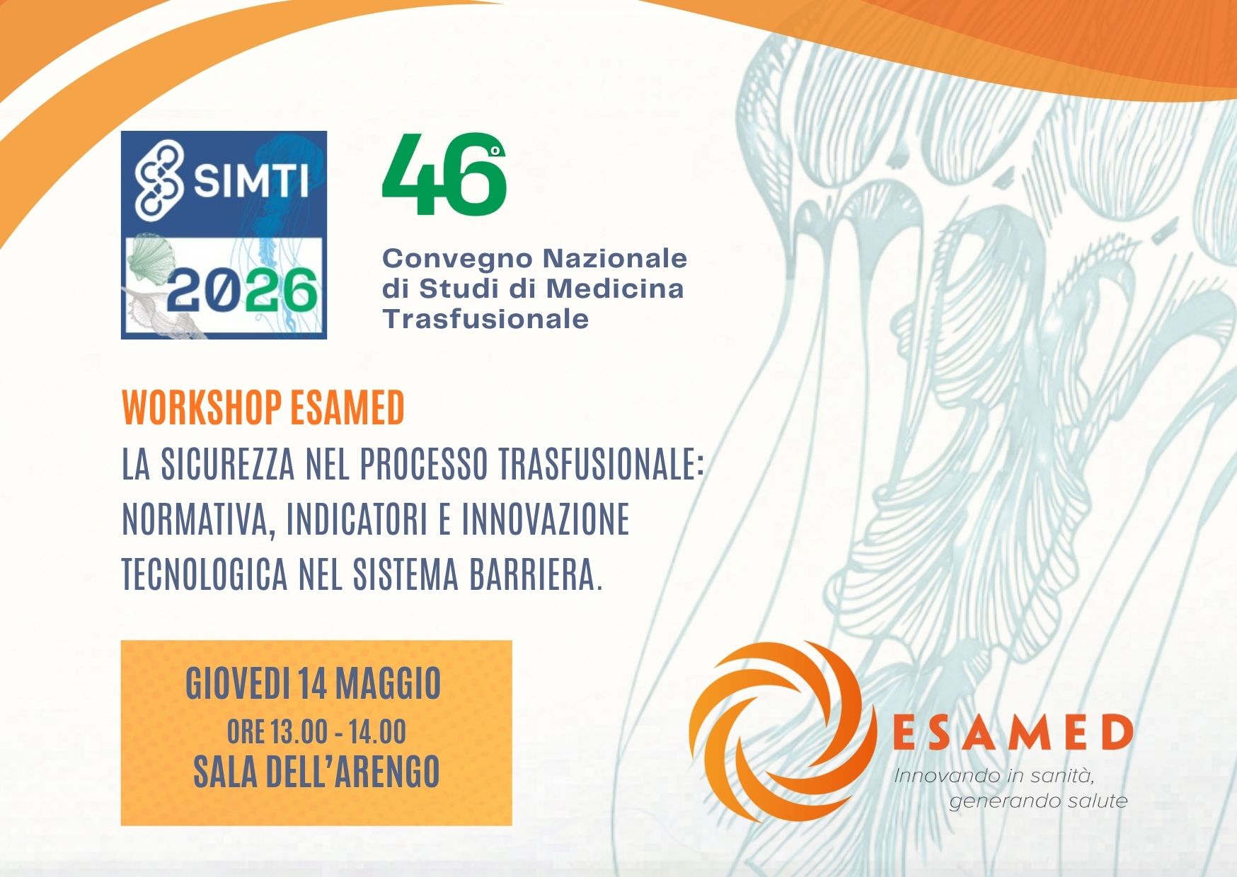 Locandina del workshop Esamed a SIMTI 2026